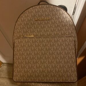 Michael Kors Tan and Brown Men's Backpack